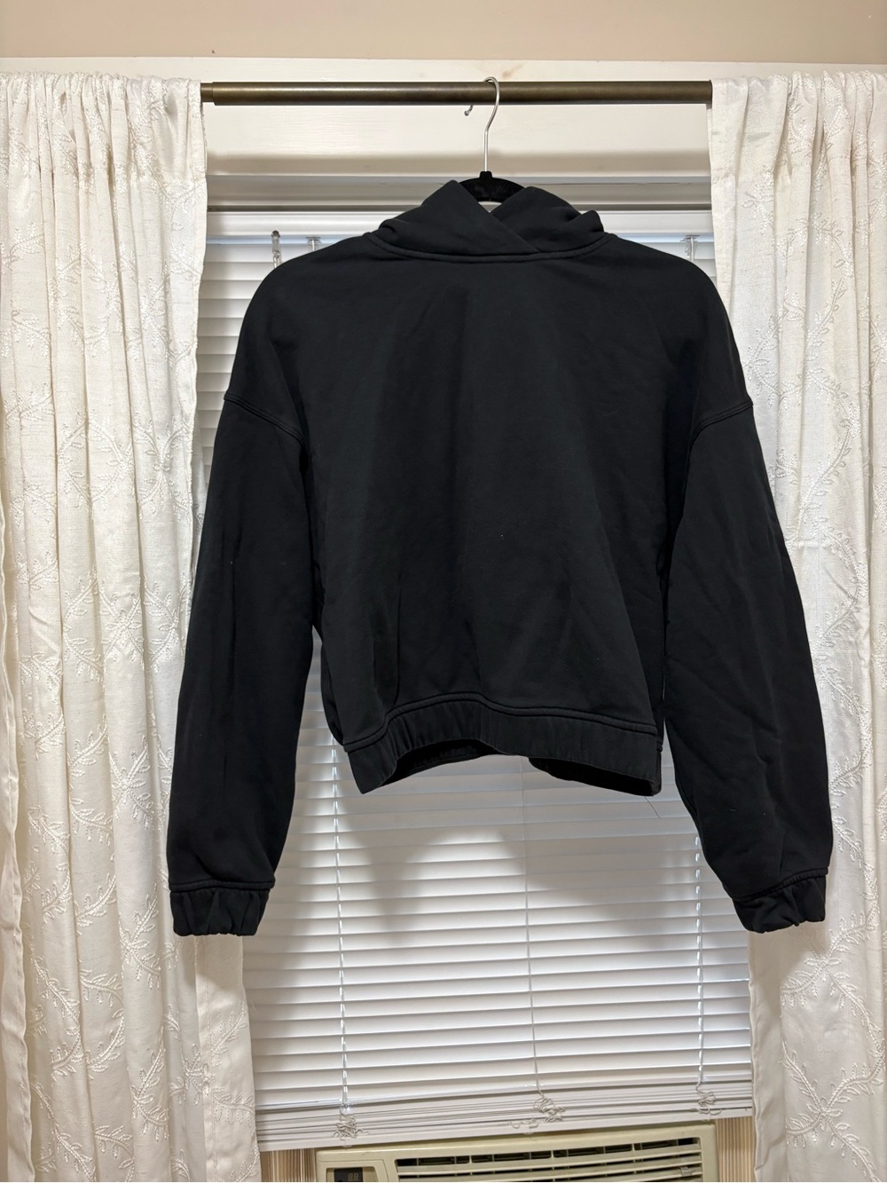 Lululemon Cropped Black Hoodie